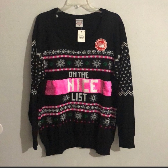 Ugly Christmas Sweater W Shift Sequins - Picture 4 of 4